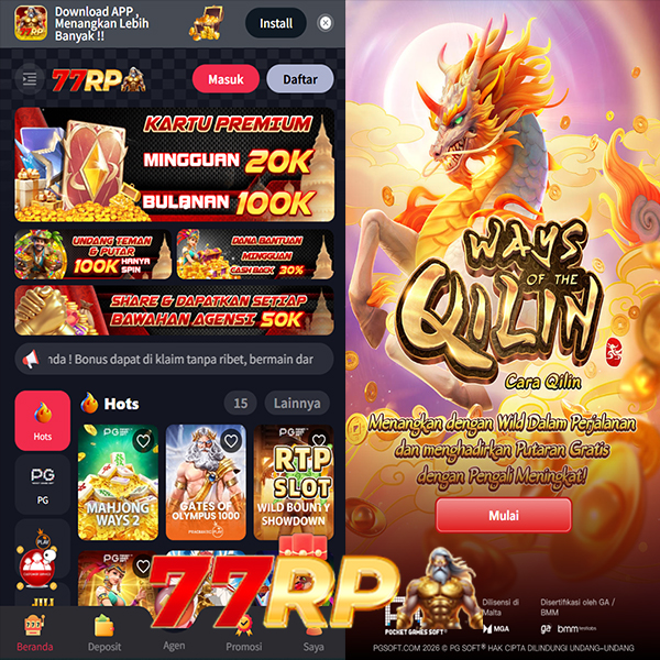 77RP - Situs Resmi Slot Online dan Pilihan Game PG Soft