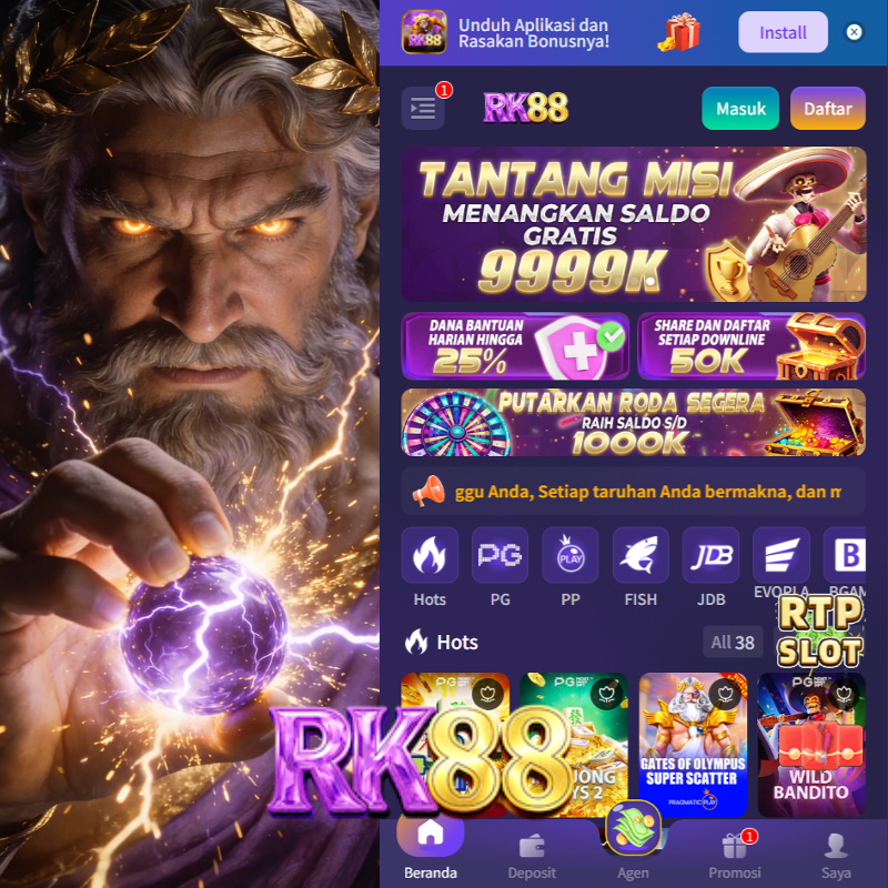 RK88 - Dowdload & Install Aplikasi Slot Asli Minimal Bet 400 Perak